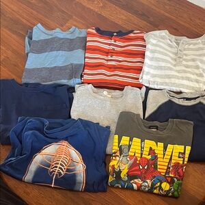 Marvel Kids Long Sleeve Tee - Blue and Yellow Size 10-12
